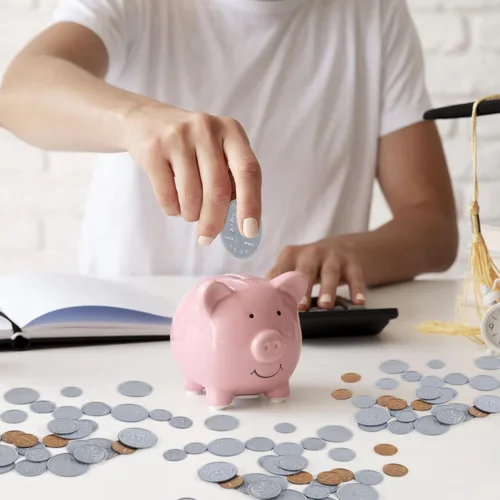 Miniatura 5 de 100 monedas falsas para el aprendizaje de los niños, monedas de juego de plástico para enseñanza, 100 níquel para niños, tienda
