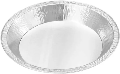 Miniatura 6 de KitchenDance - Sartenes desechables de papel de aluminio – Bandeja redonda de papel de aluminio de 9 pulgadas apta para horno, sartenes de papel