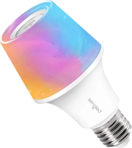 Sengled Solo RGBW Bluetooth Bombilla Altavoz Multi Color Cambio Bombilla LED 60W Equivalente Regulable App Controlada E26 Bombilla de Música