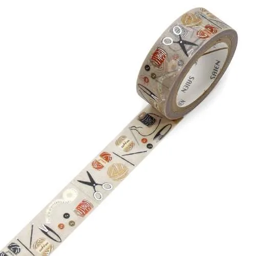 Miniatura 3 de Kamiiso SAIEN UR-3068 Sewing Masking Tape, 0.6 inches (15 mm) x 2.8 ft (7 m)