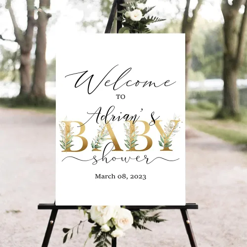 Miniatura 16 de Personalized Baby Shower Welcome Sign, Baby Shower Decoration Customised Baby Shower Party Sign Decor, Baby Shower Sign, Yard Sign Oudoor Party #10