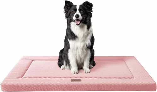 Miniatura 10 de WESTERN HOME Cama grande para perros, camas grandes para perros con felpa suave y ondulada, cómoda, antideslizante, lavable, alfombra para mascotas