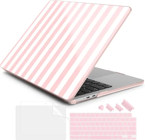 Miniatura 30 de Batianda Funda prémium para MacBook Air de 15 pulgadas M5 2026 M4 2025 M3 2024 M2 2022, ultra delgada de 0.047 in, carcasa rígida de plástico