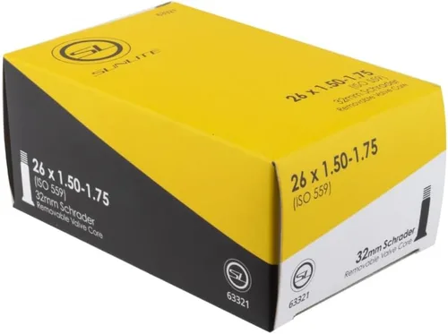 Miniatura 16 de Sunlite Tubos de válvula Schrader Standad, varios tamaños Negro