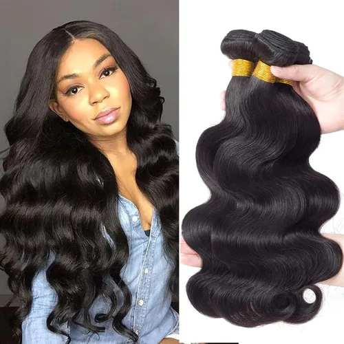 Miniatura 28 de Extensiones de cabello humano ondulado rubio 613 de 12 pulgadas, 100% sin procesar, grado 14A, cabello humano virgen brasileño sin procesar, 1