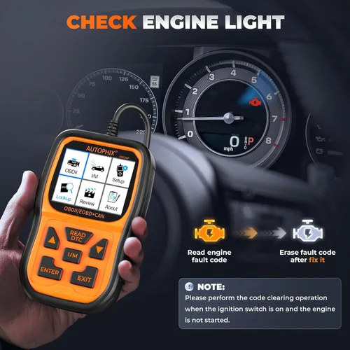 Miniatura 4 de AUTOPHIX Escáner OM126P OBD2, lector de código de luz de verificación del motor, escáner de código de automóvil para diagnóstico automotriz, lectura