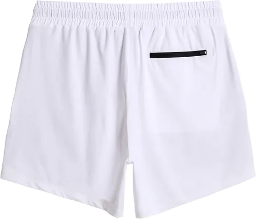 Miniatura 2 de maamgic Pantalones cortos de entrenamiento para hombre de 5 pulgadas, suaves, elásticos, para correr, gimnasio, atléticos, con bolsillos
