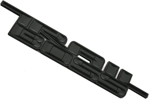 Miniatura 4 de 2 piezas 2019-2021 Emblemas Trail Boss 3D Insignia Adhesivo Lateral Placa de Nombre de Reemplazo para Chevy Silverado 1500 HD 2500 HD (Negro Mate)