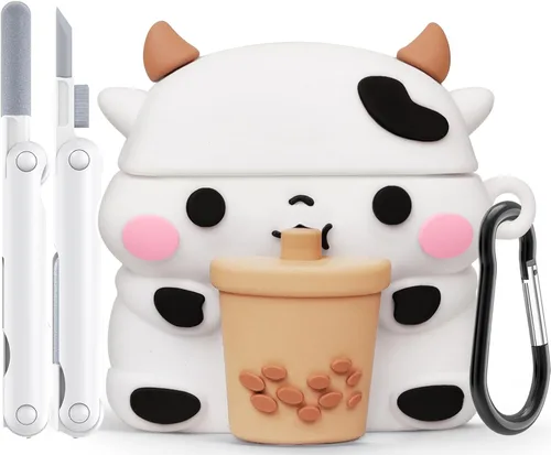 Miniatura 10 de Funda Linda para AirPods Pro 3 Funda(2025) con Kit Limpiador, Graciosa Funda de Dibujos Animados 3D para Airpods Pro de 3ª Generación, Funda
