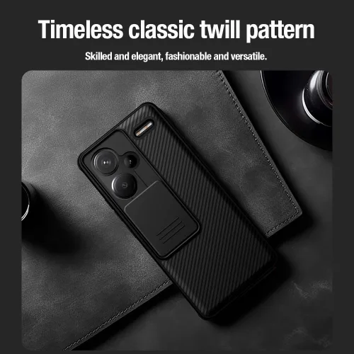 Miniatura 6 de Funda compatible con Xiaomi Redmi Note 13 Pro Plus, cubierta deslizante para lente de cámara, protección de privacidad, parte trasera de Azul