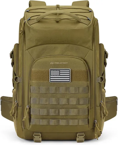 Maelstrom Mochila táctica para hombre, resistente al agua, mochila militar de 40 L, para senderismo, campamento, gimnasio con sistema Molle, 15,6