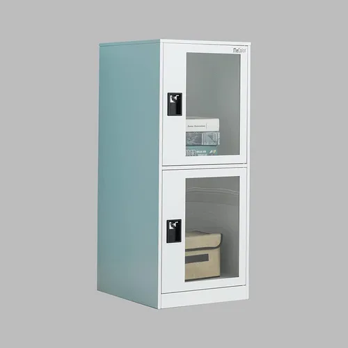 Miniatura 8 de MECOLOR - Casillero pequeño vertical de un solo nivel con cerrojo de candado, almacenamiento de 2 o 3 compartimientos; para empleados, hogar, Blanco