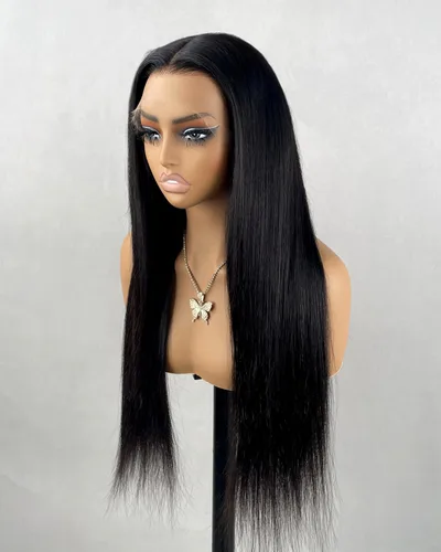 Miniatura 64 de BEEOS 13x4 frontal completo de encaje SKINLIKE real HD, línea capilar vívida prearrancada con nudos blanqueados de 0.10mm, encaje HD ultrafino