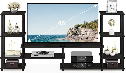 Miniatura 69 de Furinno 11191BK THE Centro de Entretenimiento Soporte para TV, Negro