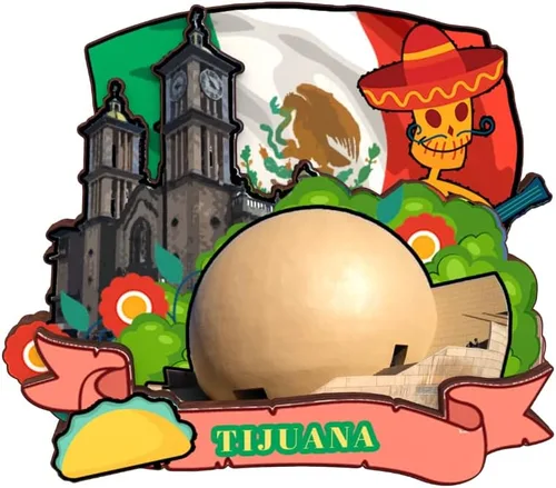 Miniatura 10 de Imán de nevera Cancún México Colección de madera 3D Madera Hecho a mano Recuerdos de la ciudad de viaje, imán para nevera Decoración del Hogar
