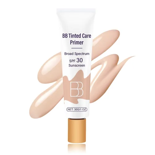 BB Blur Crema hidratante teñida con Spf, imprimación de cuidado tintado, corrector impermeable, protector solar Spf 30, 3 tonos, todo tipo de piel