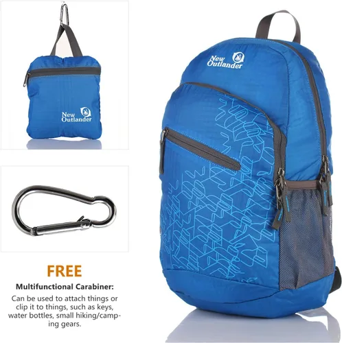 Miniatura 2 de Outlander Mochila Condensable Práctica Ligera para Viajes y Senderismo Daypack - Azul Oscuro - L