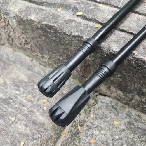 Puntas de bastón de goma 4 piezas, puntas de repuesto para bastones de trekking - pies de goma para bastones de senderismo, bastones para caminar, 4