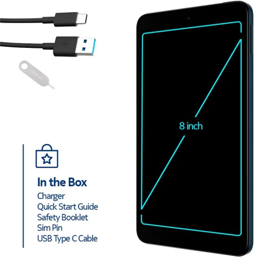 Miniatura 6 de Nokia T10 Android 12 Pantalla de 8 pulgadas Tablet Versión de EE. UU. 4/64 GB Cámara de 8 MP Azul océano