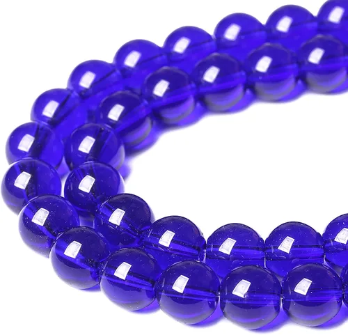 Miniatura 13 de 60 cuentas de piedra azul amazonita natural de 6mm para hacer joyas AAA redondas sueltas, cuentas de piedra de poder de sanación energética, cuentas