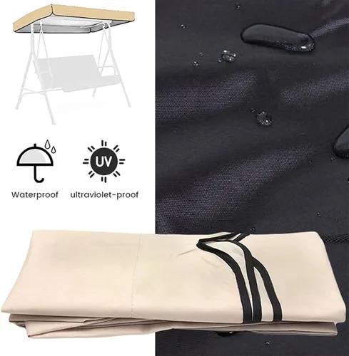 Miniatura 3 de Cubierta superior de repuesto para toldo de patio al aire libre, cubierta de toldo de repuesto impermeable, protector antipolvo, bloqueo UV, sombra