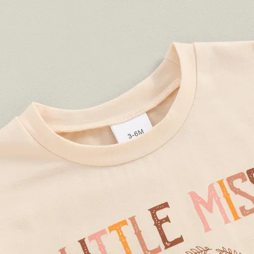 Miniatura 4 de CREAIRY Mameluco de manga larga para bebé niña Little Miss Onederful Bubble Enterizo de 1er cumpleaños, ropa de otoño