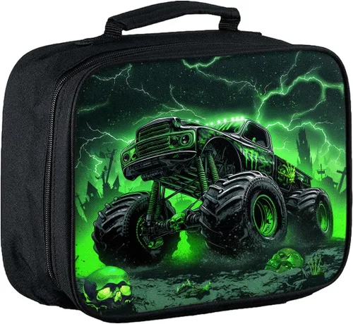 Miniatura 26 de Lonchera para niños, con aislamiento de béisbol, para niños, adolescentes, niños y niñas, con bolsillo con cremallera, bolsa de almuerzo portátil