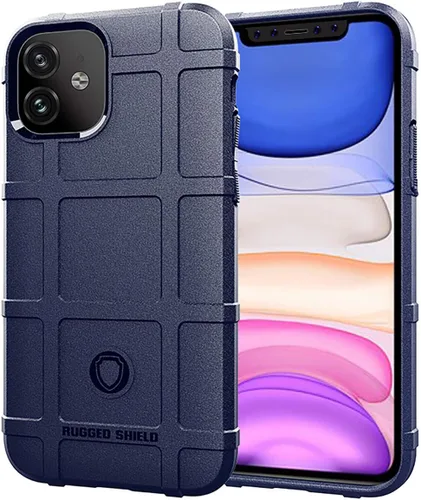 Miniatura 14 de Para iPhone 11 Caso, (Rugged Shield Series) TPU Funda Protectora Táctica Gruesa De Armadura Sólida Para IPhone 11 (6.1 Pulgadas) - Verde Ejército