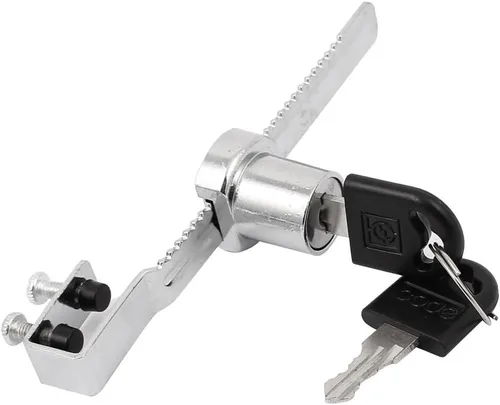 Miniatura 2 de uxcell Cajón vitrina vitrina ventana corredera cerradura de puerta de cristal w llaves 5pcs