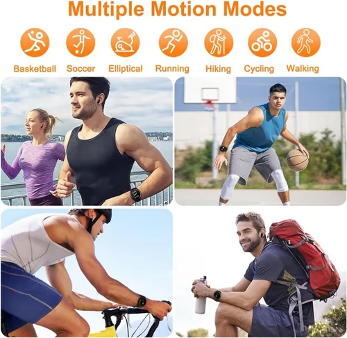 Miniatura 7 de Reloj inteligente con auriculares, 10 reloj de fitness redondo de 1.32 pulgadas, reloj Bluetooth 2 en 1 con paso, calorías, monitor de sueño