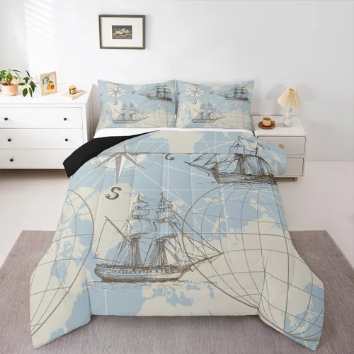 Miniatura 45 de Erosebridal Juego de edredón de béisbol tamaño completo, ropa de cama de juego deportivo, jugador de béisbol, inserto de edredón para niños