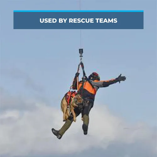 Miniatura 8 de Rock-N-Rescue SAR Arnés para perro, nailon resistente al desgaste, tamaños para apoyar a perros pequeños y grandes, naranja, pequeño