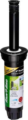 Rain Bird 1804HV15PR - Aspersor profesional de regulación de presión (PRS) emergente de alta eficiencia, patrón ajustable de 0° a 360°, distancia de