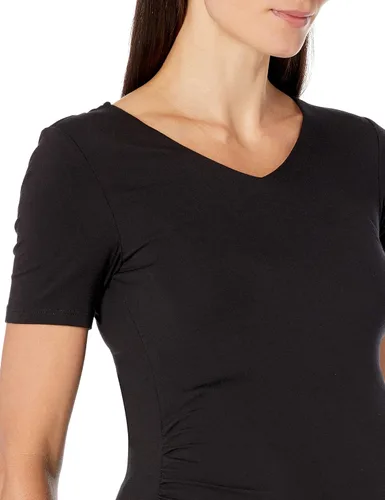 Miniatura 4 de Tienda Essentials Camiseta de maternidad de manga corta con cuello en V para mujer, paquete de 2
