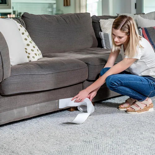 Miniatura 7 de ELK Cinta de entrenamiento antiarañazos para gatos, disuasorio de arañazos, 100% transparente, protector de muebles de interior para silla, sofá