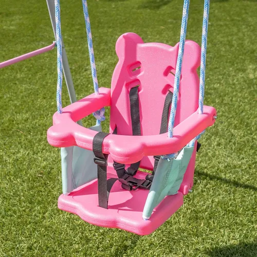 Miniatura 3 de Sportspower FNS-003 My 1st Toddler Swing: juego de columpio para bebé de alta resistencia para interiores y exteriores con arnés de seguridad