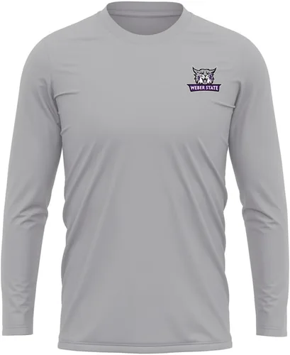 Miniatura 353 de Camisa deportiva de manga larga oficial de la NCAA Collegiate para hombre, con logotipo en el pecho izquierdo, colección Athletic Heather