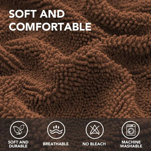 Miniatura 2 de H.VERSAILTEX Funda Antideslizante para Sofá de Mascotas Protector de Cama de Perro de Chenilla Funda de Sofá Gruesa y Suave Apta para Mascotas