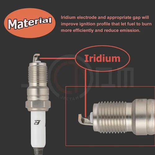 Miniatura 3 de Bujías de repuesto automotrices 41-101, 6 bujías de iridio ITR4A15 compatibles con Aztek 2002-2005, Bonneville 1996-2003, Grand Am 2002-2005, Grand