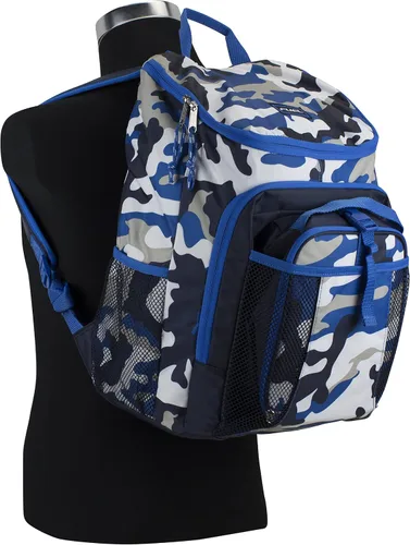 Miniatura 7 de FUEL Combo de mochila con lonchera 18 pulgadas, de lujo, dos compartimentos, resistente al agua, con bolsillos laterales para botella de agua