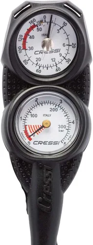 Miniatura 2 de Cressi Mini consola de buceo - Medidor de profundidad + manómetro - MiniConsole 2: fabricado en Italia