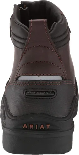 Miniatura 3 de Ariat Barnyard - Botas de trabajo con cremallera lateral, cómodas botas impermeables para mujer, Café Oscuro, 5.5