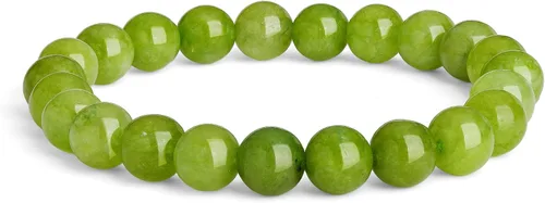Miniatura 39 de Crystal Vibe Pulseras de cuentas de 0.315 in para mujeres y hombres, pulseras de cristal con piedras preciosas naturales, tamaño elástico ajustable