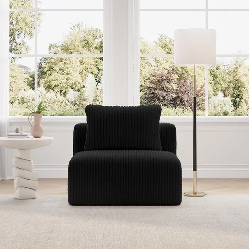 Miniatura 15 de Novilla 141" Sofá seccional modular, sofá seccional moderno en forma de nube con soporte Smarts Coil™, sofá sin huesos en forma de U para sala