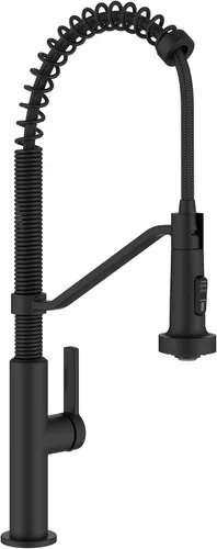 Miniatura 31 de Kraus Oletto KSF-2830BB - Pulverizador desplegable de una sola manija para grifos de cocina con sensor sin contacto en latón cepillado Bronce