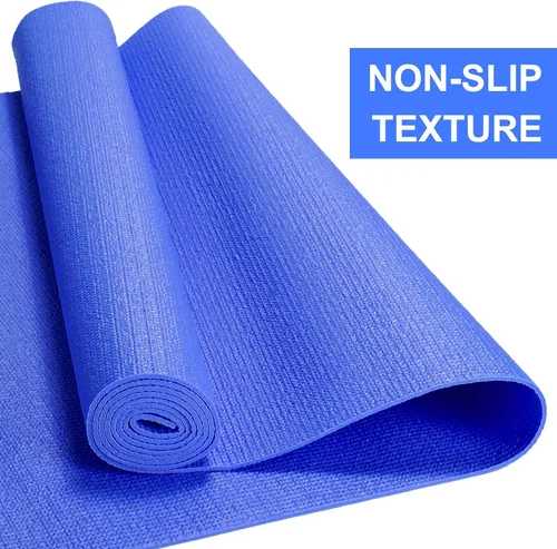 Miniatura 5 de Alfombrilla de yoga de 0.118 pulgadas de grosor a granel, antideslizante para ejercicio, entrenamiento, fitness, para mujeres y hombres, gimnasio