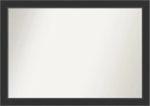 Miniatura 280 de Amanti Art Espejo personalizado, espejo de baño negro Astor, espejo de pared o espejo de tocador de baño sobre el fregadero (25 x 25 pulgadas)