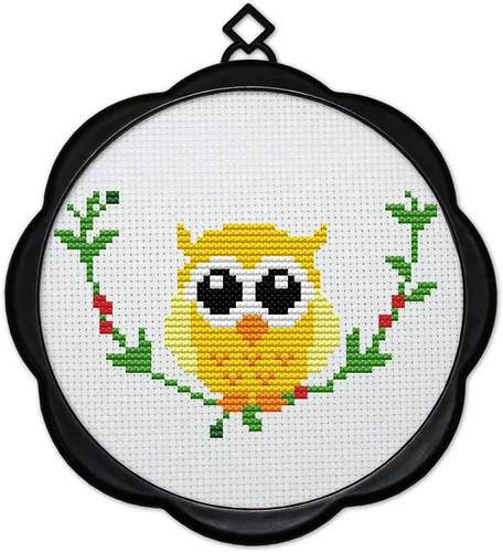 Miniatura 16 de Awesocrafts Kits de punto de cruz, trébol de cuatro hojas, patrones estampados de 11 quilates, fácil punto de cruz, suministros de costura