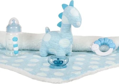 Miniatura 4 de JC Toys La Newborn Muñeca bebé de vinilo completo anatómicamente correcta de 15" de niño en azul y accesorios de lujo, diseñada por Berenguer., Azul