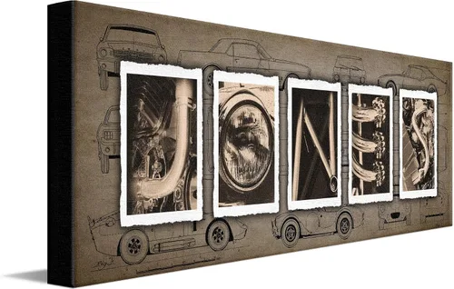 Miniatura 36 de Personal-Prints Decoración personalizada de automóviles o regalo para el mecánico, entusiasta de los automóviles clásicos o los automóviles. Regalo